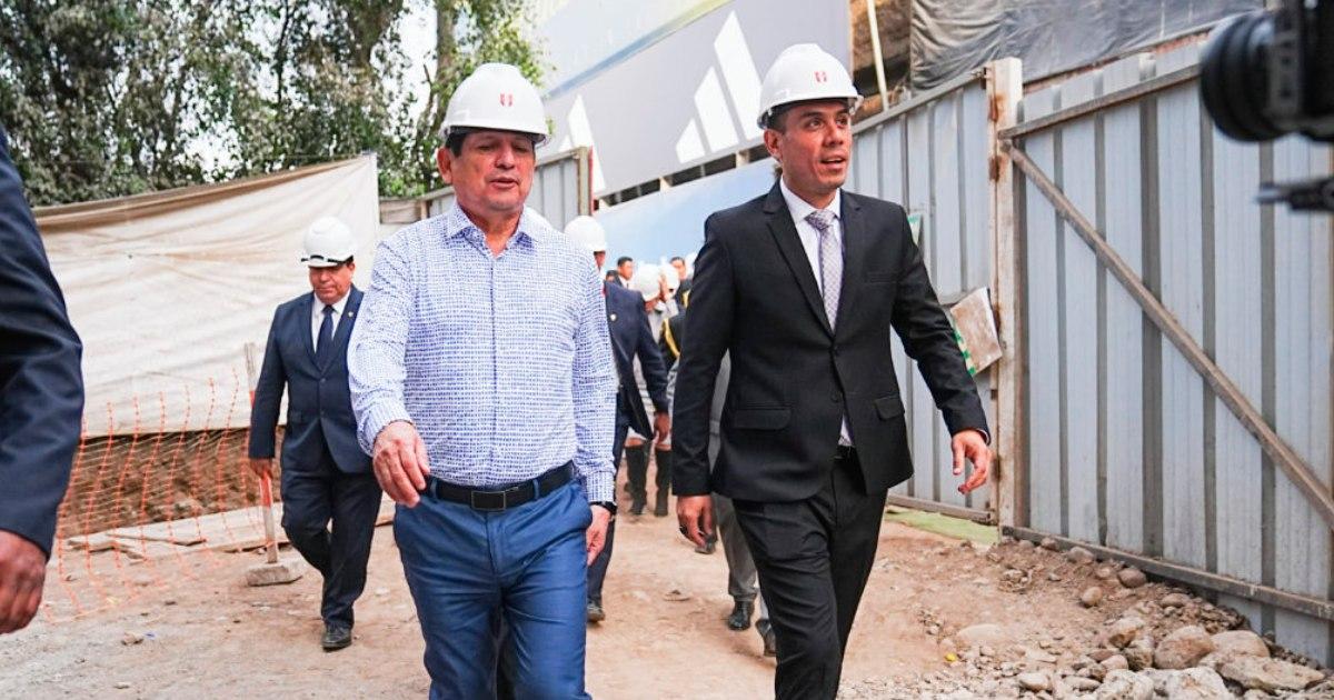 Presidente José Jerí visitó instalaciones de La Videna