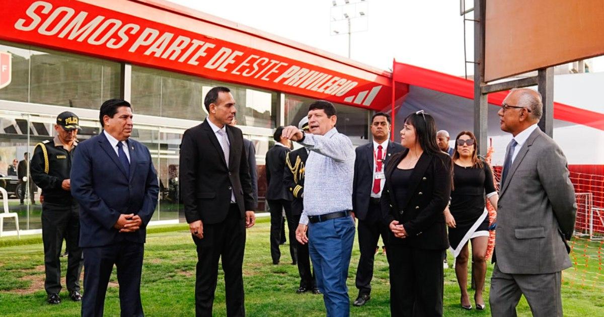 Presidente José Jerí visitó instalaciones de La Videna