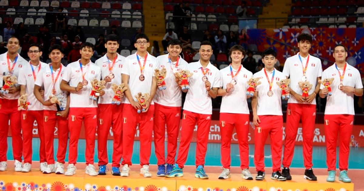 Perú venció a Curazao y se quedó con el bronce en el voleibol masculino de los Bolivarianos