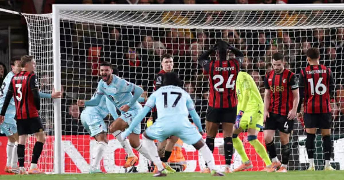 ¡Agónico! Con Oliver Sonne en cancha, Burnley rescató empate sobre la hora ante Bournemouth