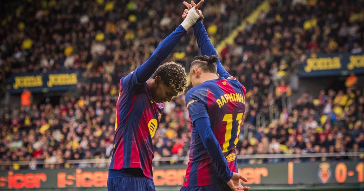 Barcelona ganó ante Villarreal y se consolida como líder