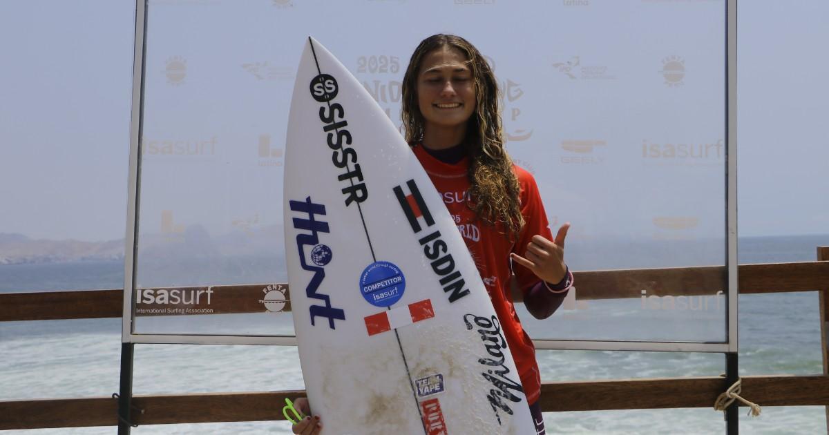 Catalina Zariquiey clasificó a semifinales del Mundial Junior ISA 2025