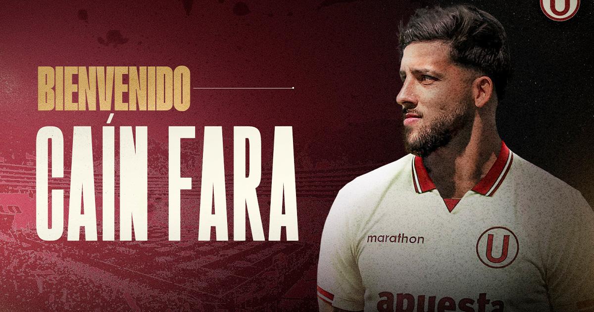 ¡Es oficial! Universitario anunció fichaje de Caín Fara