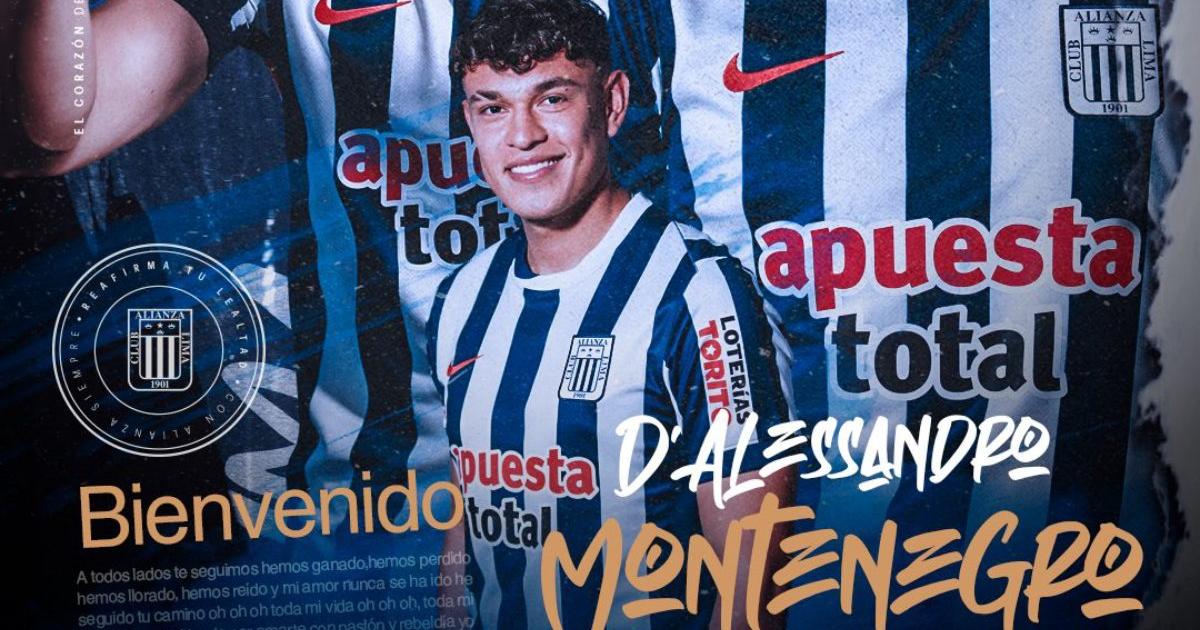  ¡Otro jale 'blanquiazul'! Montenegro fichó por Alianza