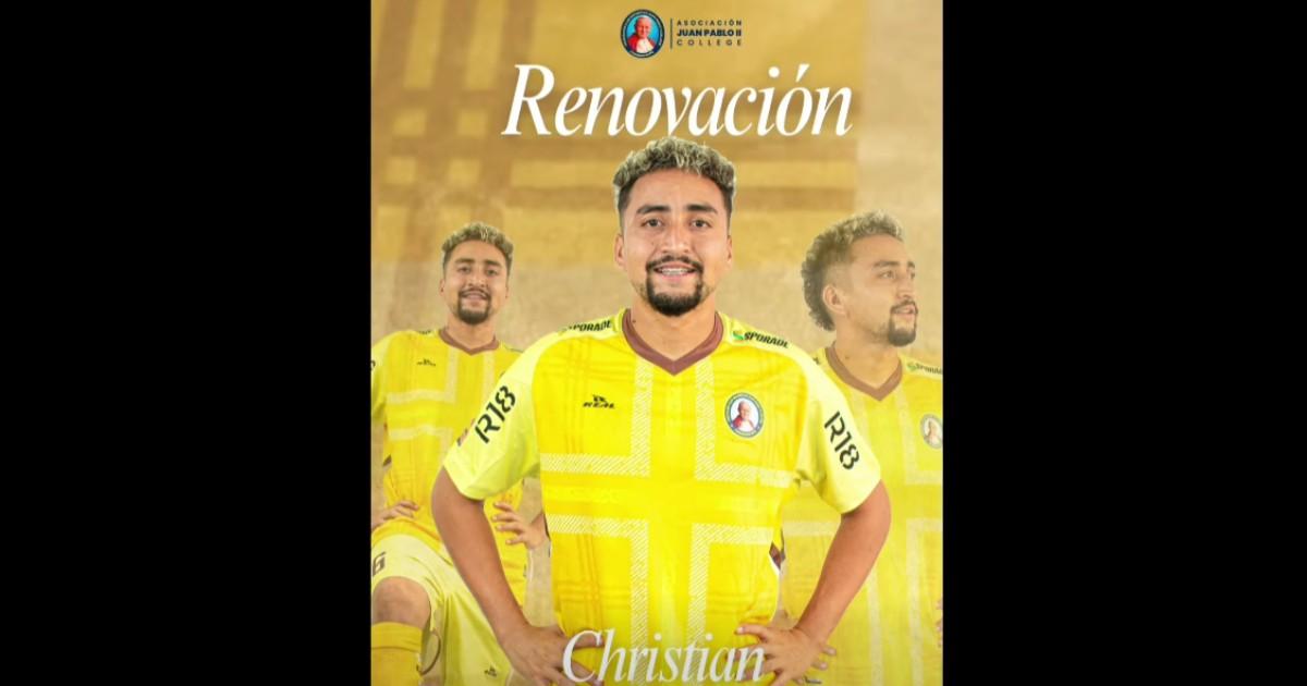 Christian Flores renovó con Juan Pablo II