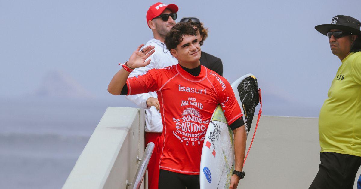 (FOTOS) ¡Avanza con fuerza! Team Perú tuvo buen desempeño en el segundo día del Mundial Junior ISA Punta Rocas 2025