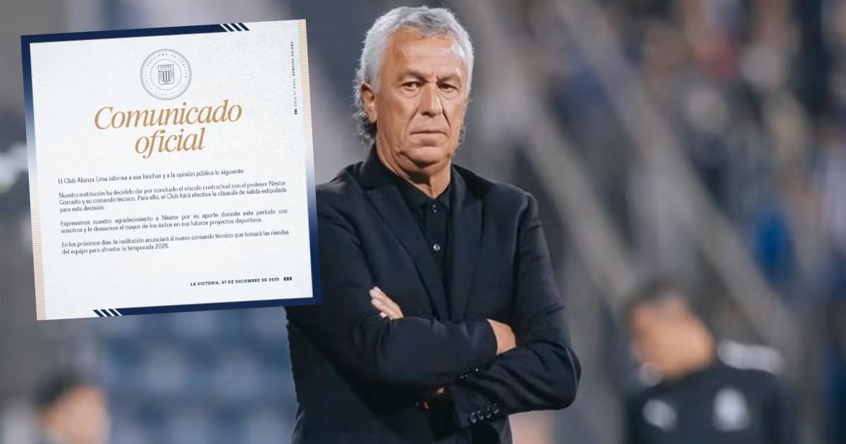 ES OFICIAL: Néstor Gorosito no es más técnico de Alianza Lima