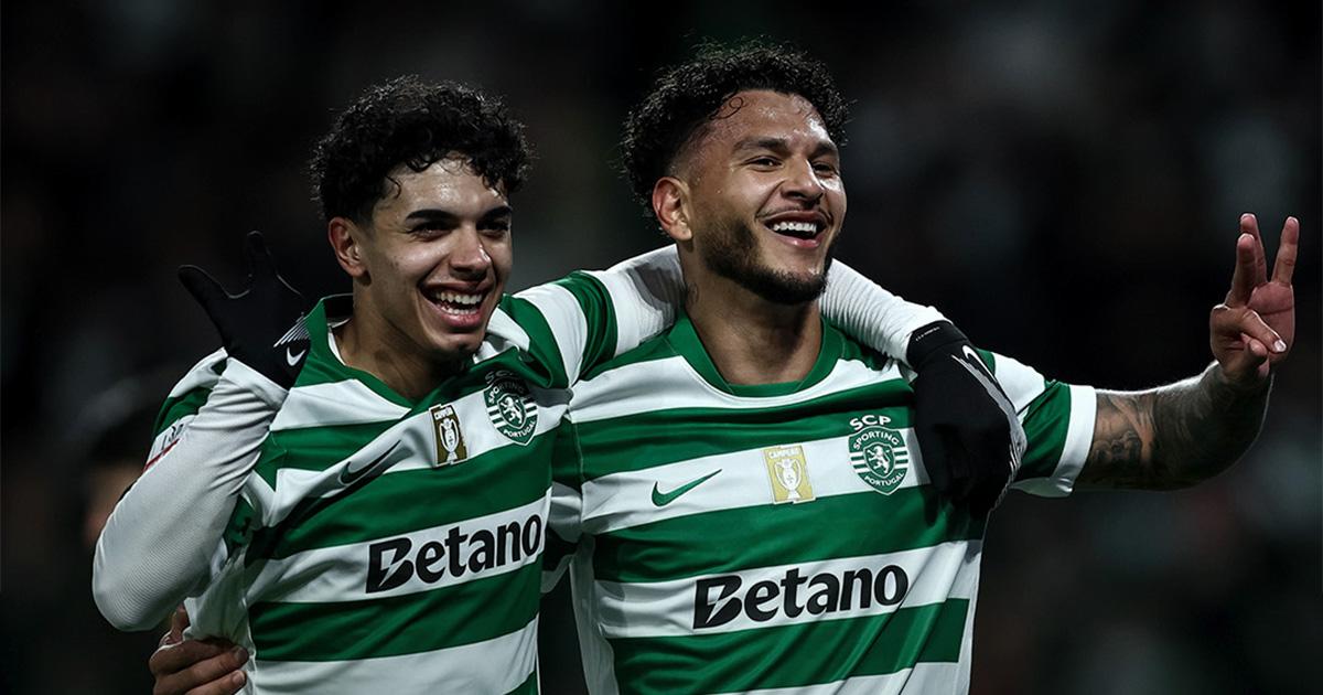 (VIDEO) Sporting Lisboa goleó y no se aleja de la punta de la liga portuguesa