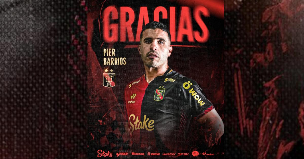 Melgar se despide de Pier Barrios de cara a la temporada 2026