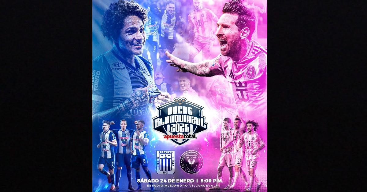 Viene Messi: Alianza confirmó Noche Blanquiazul ante Inter Miami