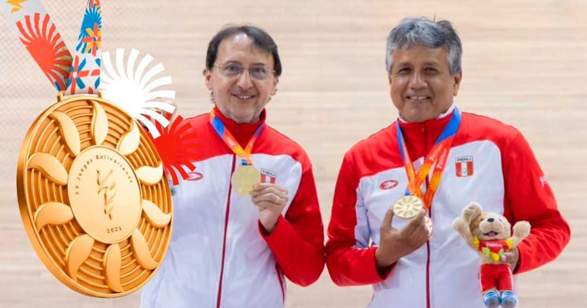 Dupla peruana conquistó el oro en 3 bandas en Bolivarianos