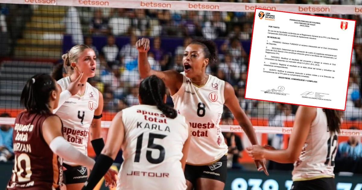 ¡Es oficial! FPV declaró fundado reclamo de Universitario y se quedó con el clásico ante Alianza