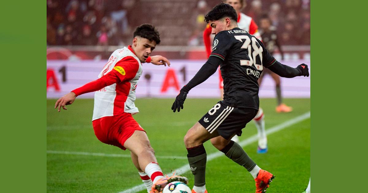 (VIDEO) Felipe Chávez tuvo un estreno soñado en el 2026 con gol y asistencia en triunfo del Bayern Múnich