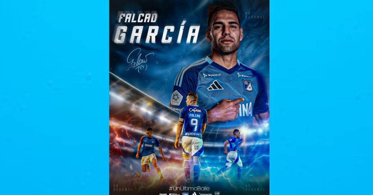 Radamel Falcao retornó a Millonarios y será compañero de exUniversitario Rodrigo Ureña