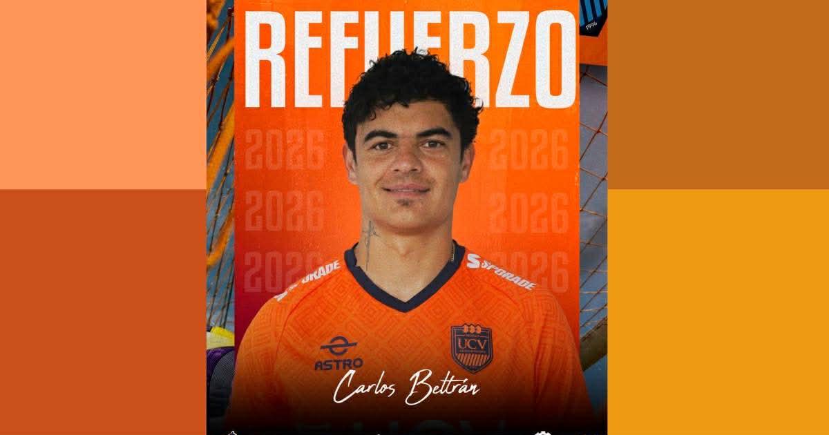 Carlos Beltrán es nuevo refuerzo de la Universidad César Vallejo para la Liga 2 2026