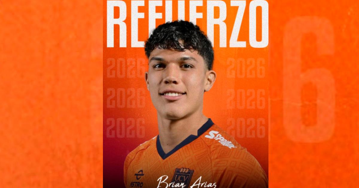 Vallejo confirmó la incorporación de Brian Arias que llega a préstamo desde Alianza Lima