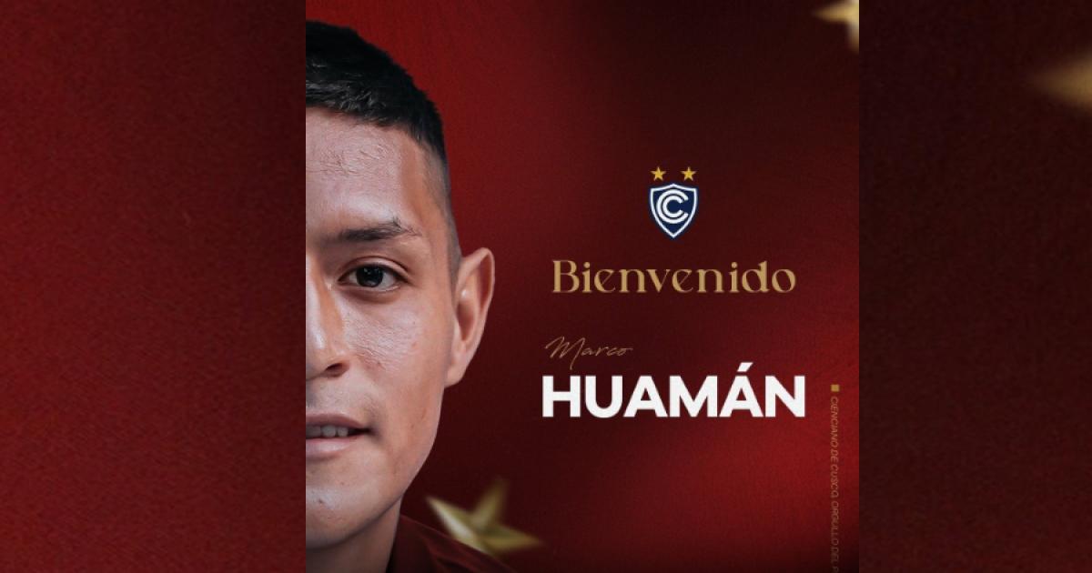 Cienciano sumó a Marco Huamán como refuerzo para el 2026