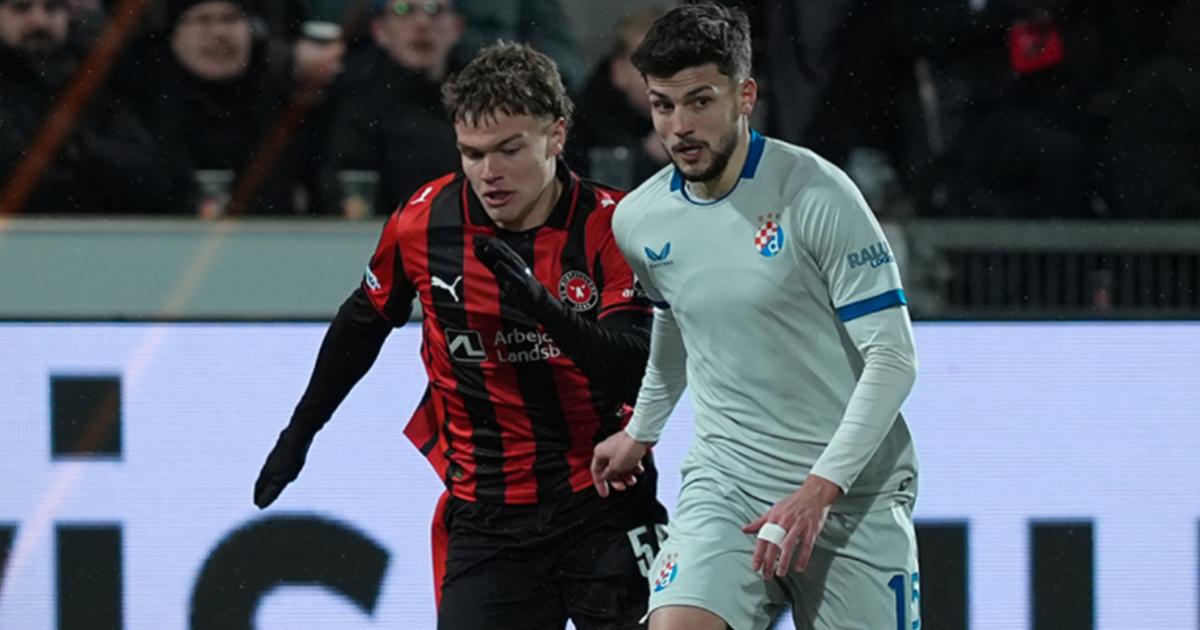 Dínamo Zagreb cayó ante Midtjylland en la Europa League con ingreso de Pérez Vinlöf