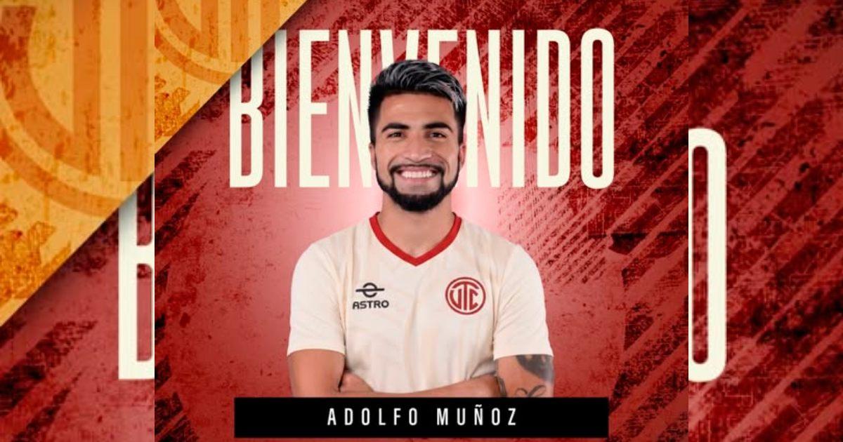 Ecuatoriano Adolfo Muñoz es nuevo jugador de UTC