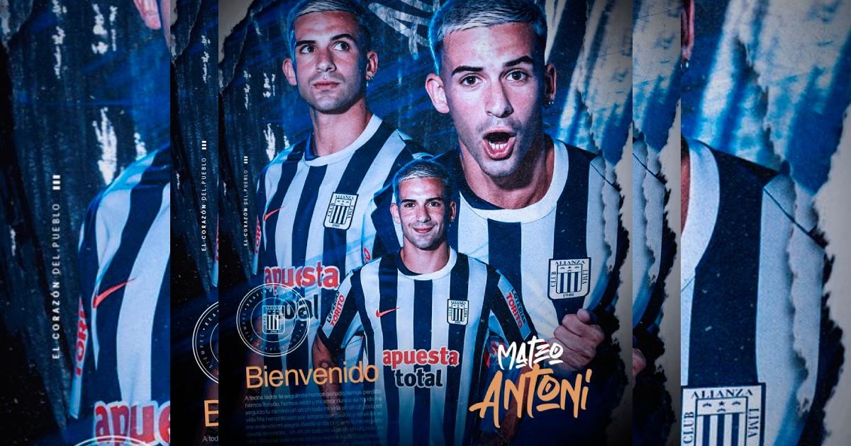 Mateo Antoni fue presentado como nuevo defensa de Alianza Lima 
