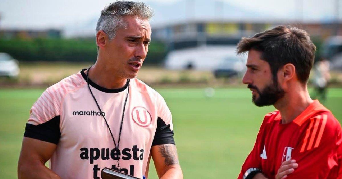 (FOTOS) DT de la Selección Femenina estuvo en entrenamientos de Universitario