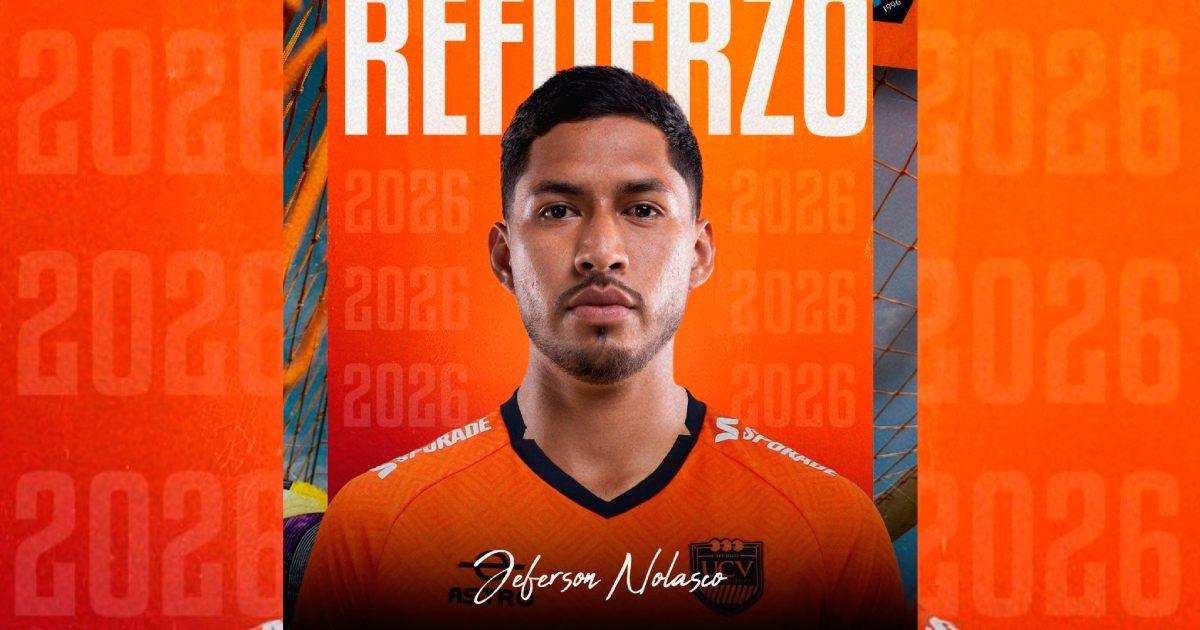 Jeferson Nolasco fue anunciado en César Vallejo