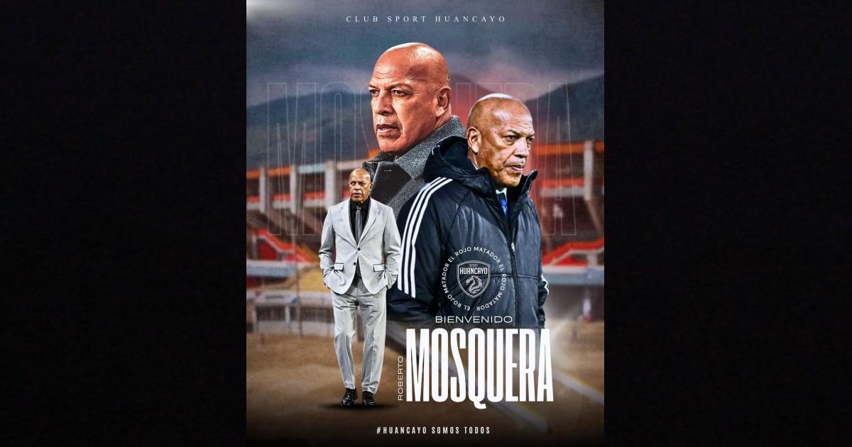 ES OFICIAL: Roberto Mosquera es nuevo técnico de Sport Huancayo