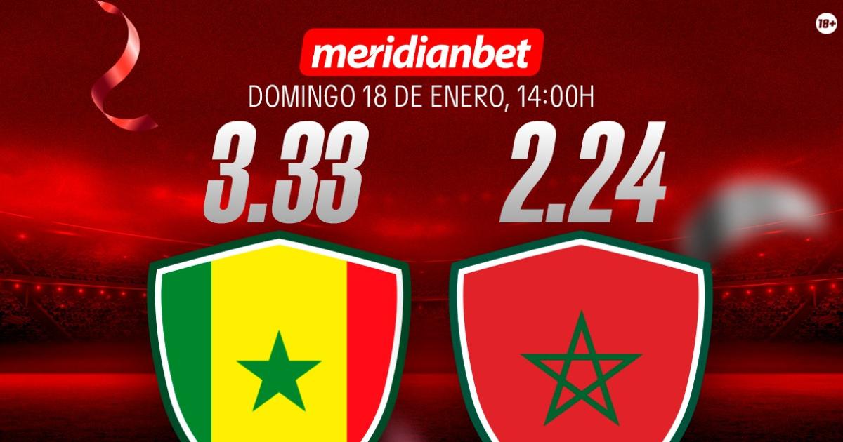 Senegal vs Marruecos: ¡Incrementa tus ganancias hasta 200% con la final de la Copa Africa en Meridianbet!