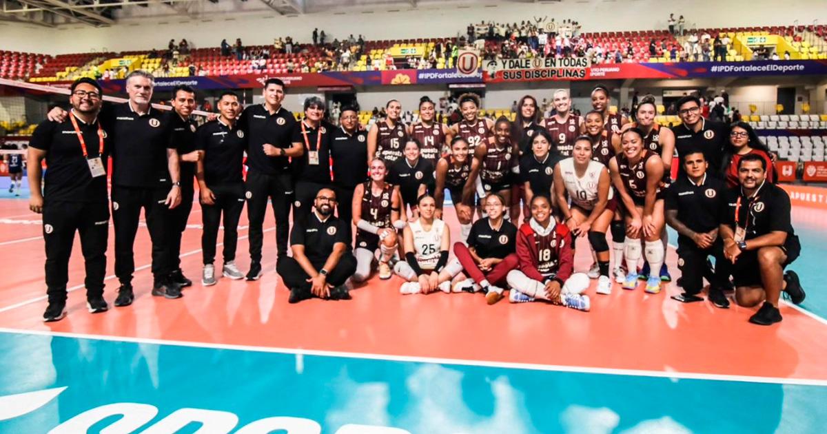 Universitario venció a Deportivo Soan por la Liga Peruana de Vóley