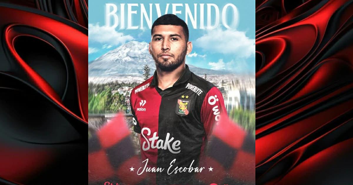 FBC Melgar anunció fichaje del defensa paraguayo Juan Escobar para la temporada 2026