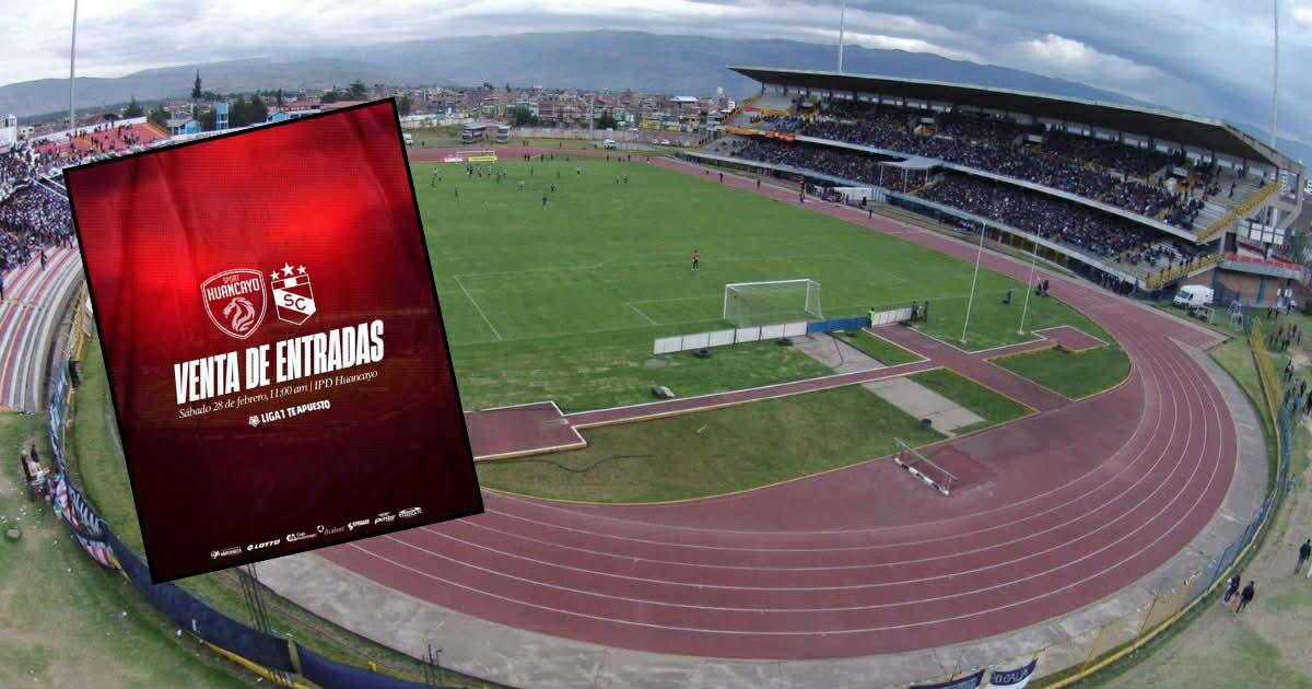 Sport Huancayo puso a la venta entradas para duelo ante Cristal