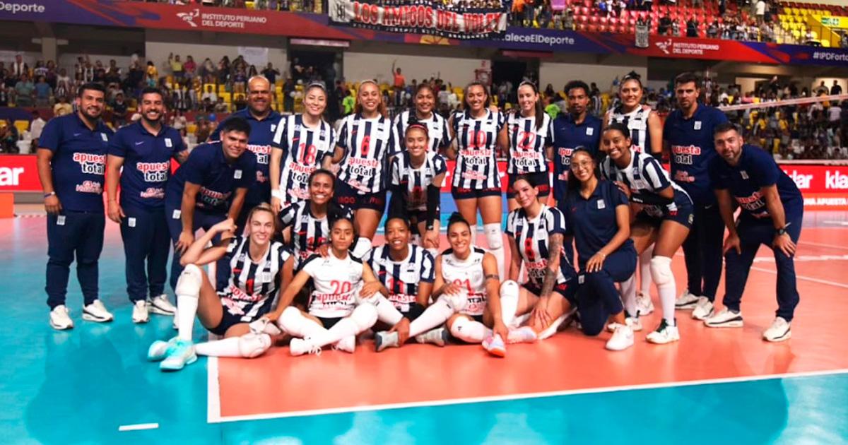 Alianza Lima venció a Olva Latino por la Liga Peruana de Vóley