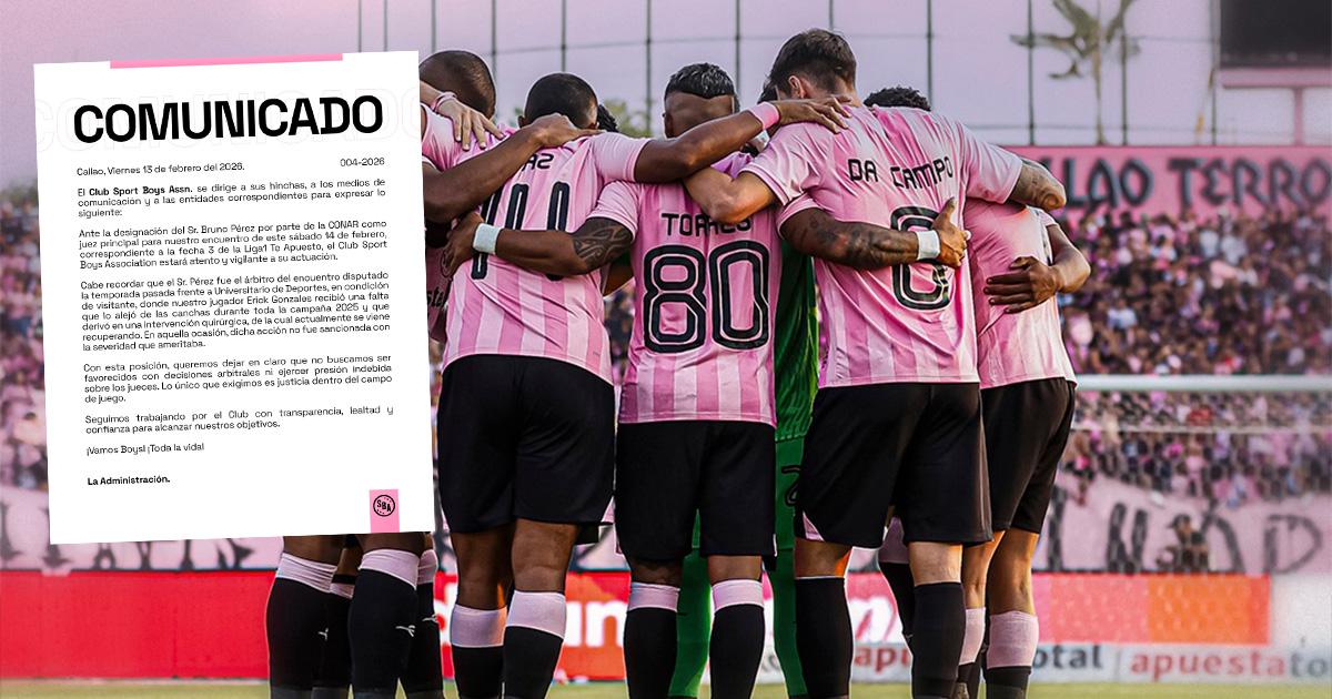 Sport Boys “estará atento y vigilante” a la actuación de Bruno Pérez ante Atlético Grau