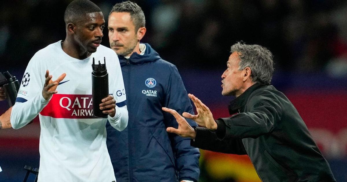 ¿Crisis en PSG? Declaraciones cruzadas entre Dembelé y Luis Enrique