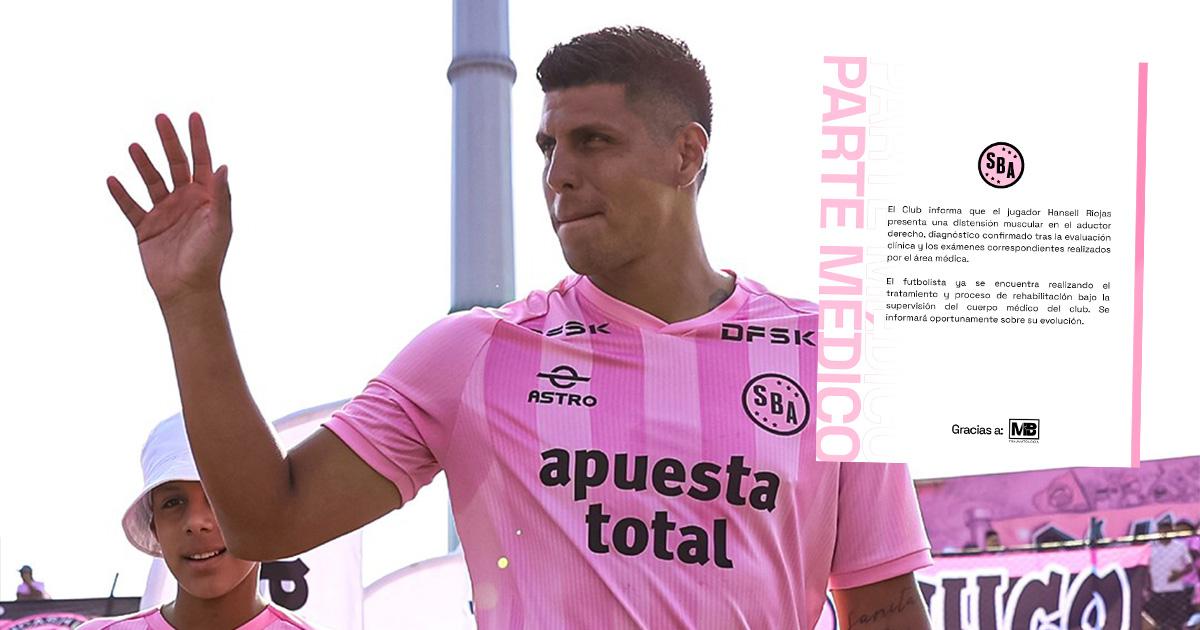 Sport Boys dio a conocer parte médico de Hansell Riojas