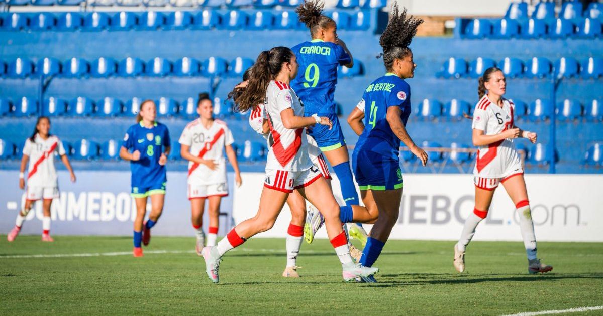 (VIDEO) Perú volvió a ser goleado en el Sudamericano Sub-20 femenino