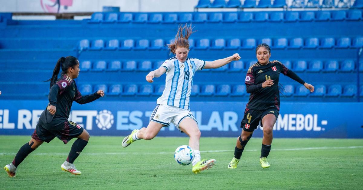(FOTOS | VIDEO) Perú cayó goleado en el Sudamericano Sub 20 femenino