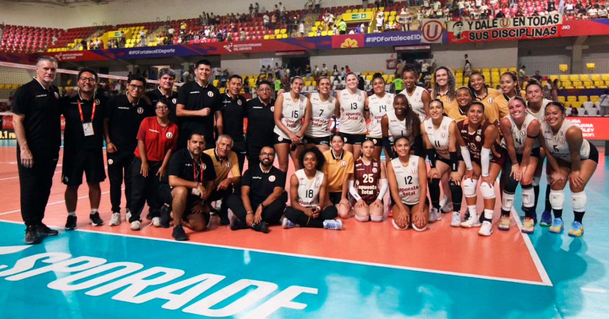 Universitario venció en sets corridos a Circolo por la Liga Peruana de Vóley