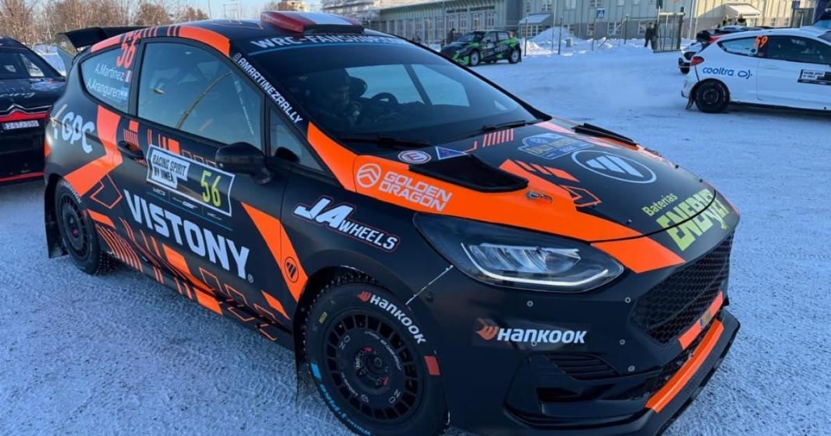 Los Martínez Merizalde debutaron con solidez en el Mundial de Rally en Suecia