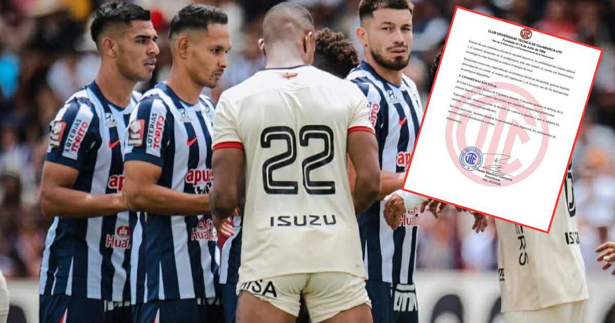 UTC reclamó ante la CONAR por presunto error arbitral previo al gol de Alianza Lima