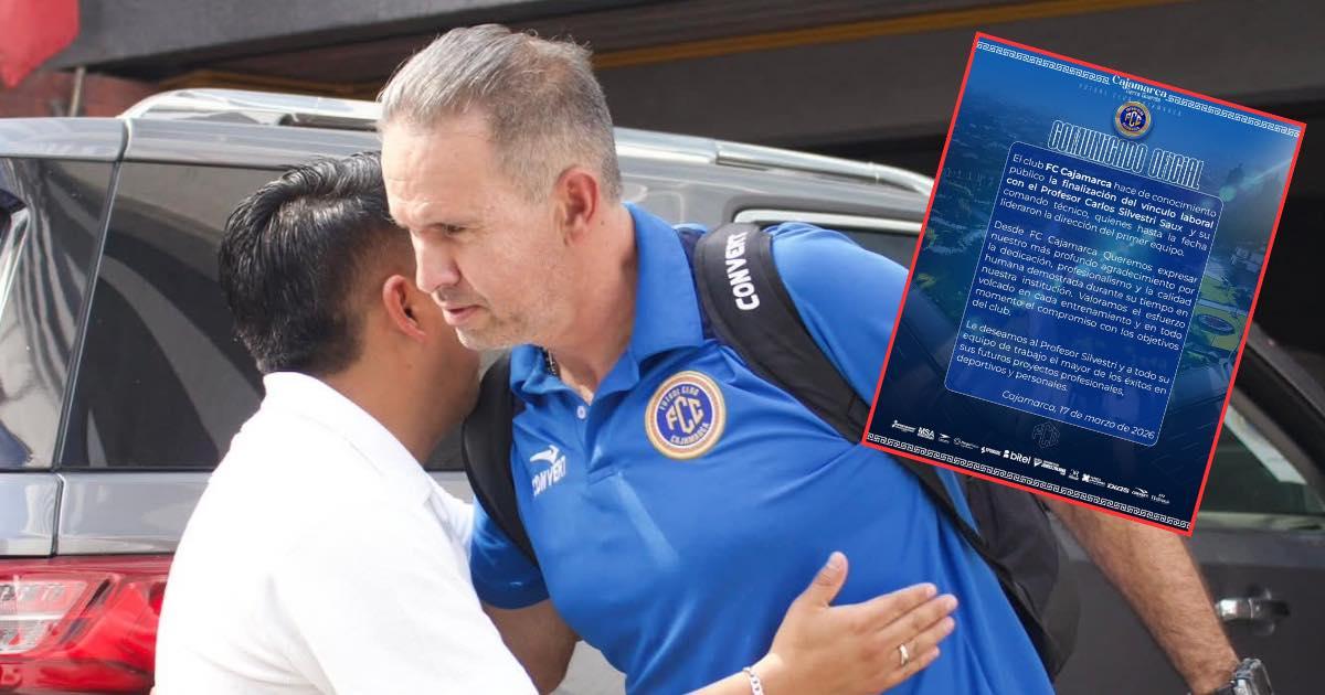 No va más: FC Cajamarca hizo oficial la salida del DT Carlos Silvestri