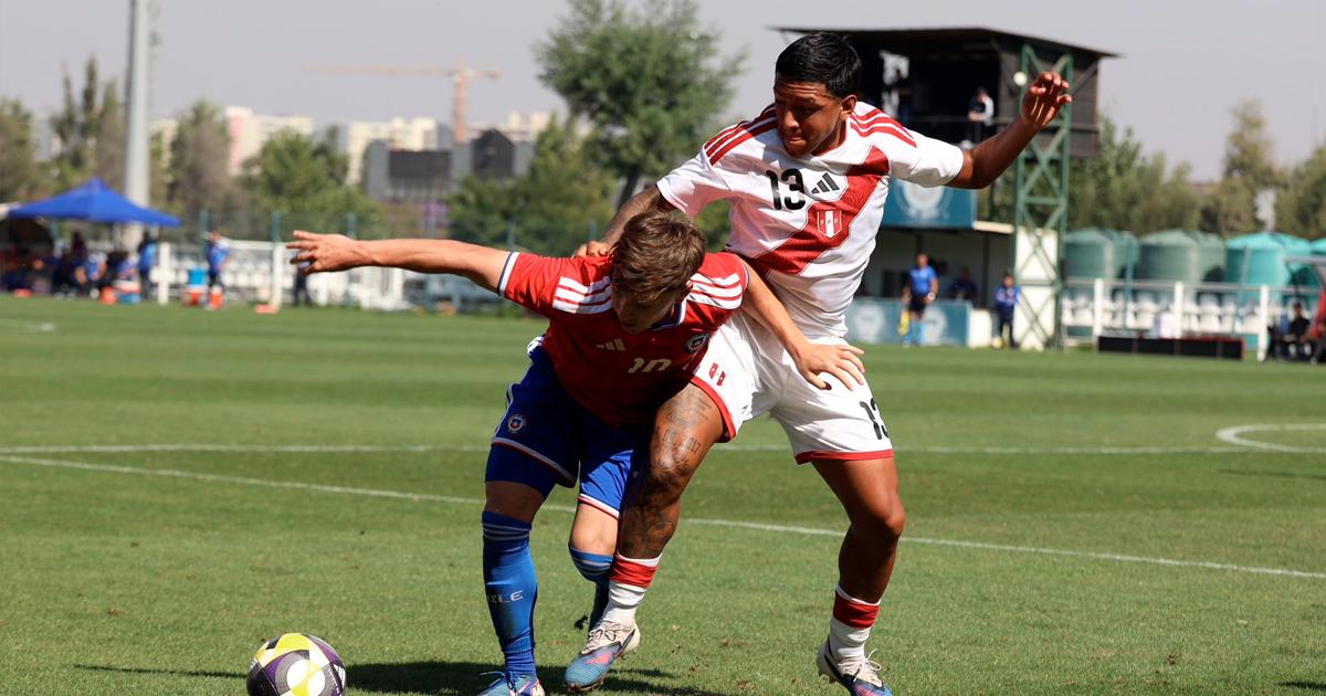 Perú U20 empató con Chile en cotejo que se llevó a cabo en el CAR José Sulantay