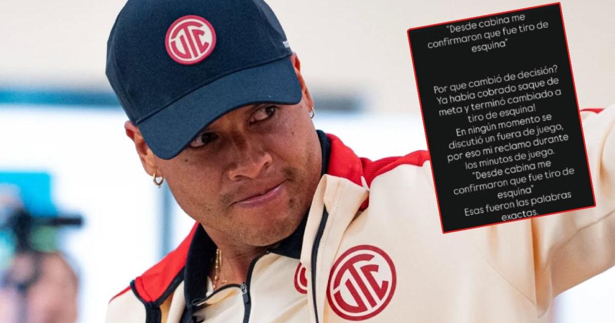 Ángelo Campos confesó qué le dijo el árbitro Palomino en el córner a favor de Alianza
