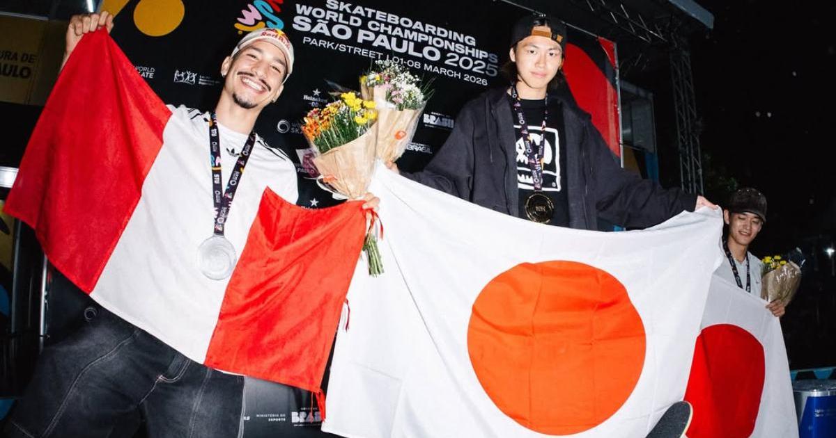 ¡Histórico! Caro quedó subcampeón del Mundial de Skateboarding