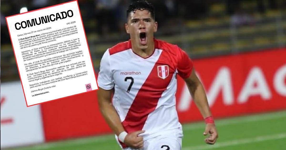 Sport Boys se pronunció sobre la inscripción de Yuriel Celi