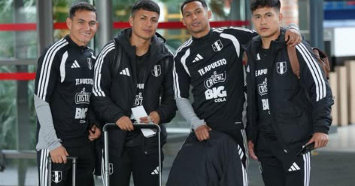 (FOTOS) Selección peruana llegó a Madrid para enfrentar a Honduras