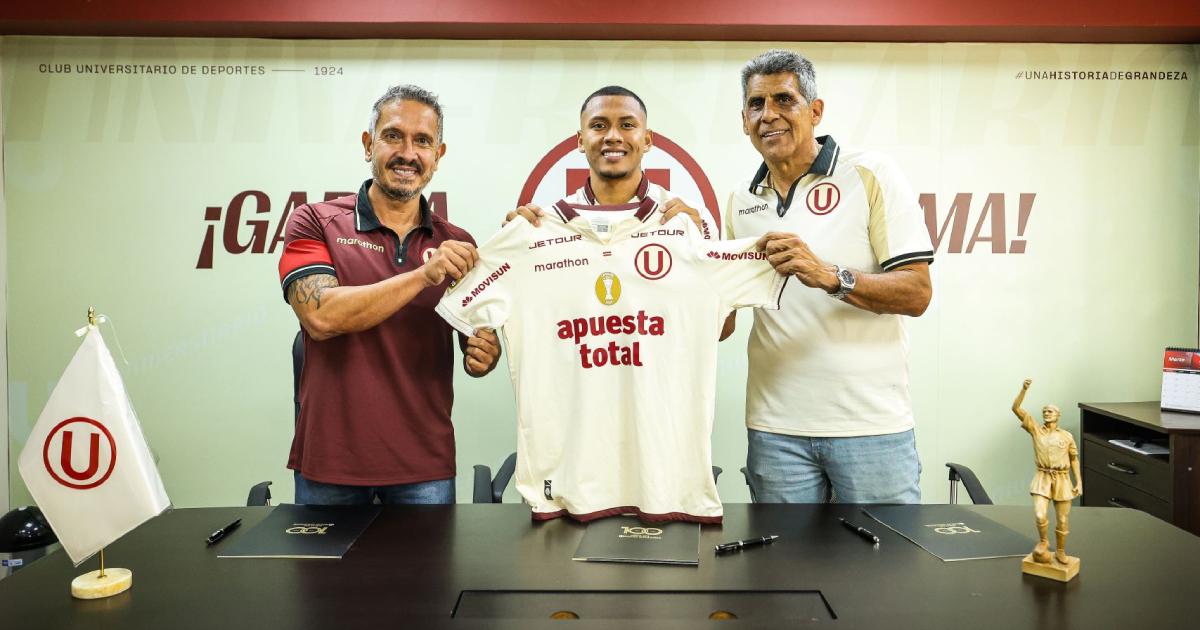 (VIDEO) Bryan Reyna fue oficializado como refuerzo de la 'U'
