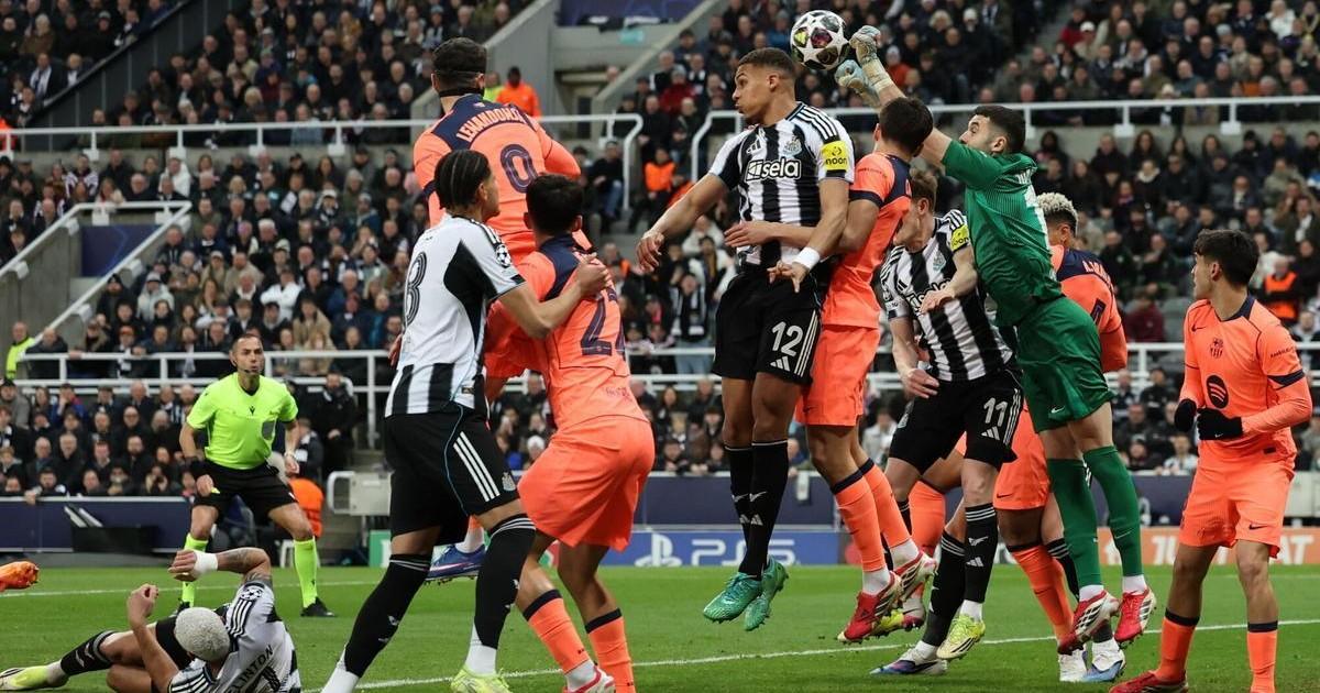 Barcelona y Newcastle definen su futuro en la Champions League tras un electrizante empate en la ida