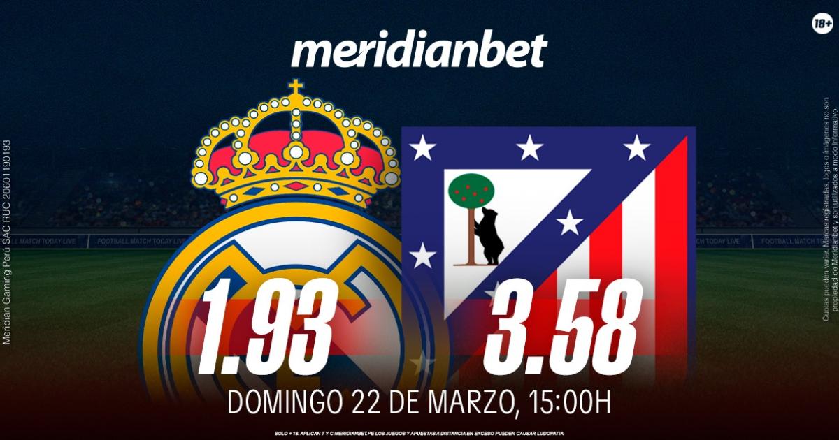Real Madrid vs Atletico de Madrid: ¡Juega en La Liga y viaja a la final de la Champions League gracias a Meridianbet y Kashio!