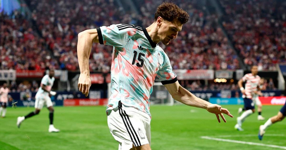 ¡Paliza belga! Bélgica goleó 5-2 a Estados Unidos